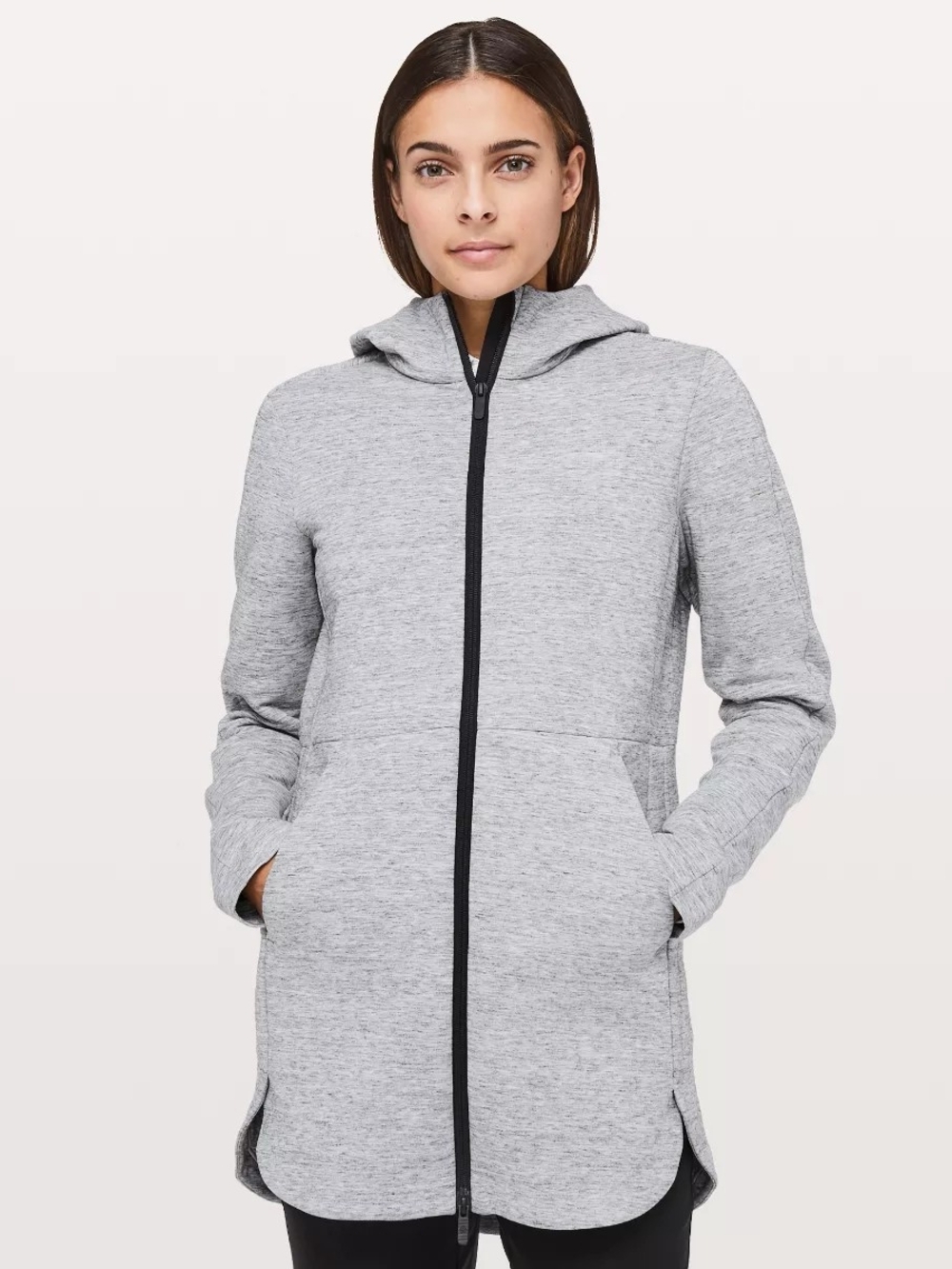 Lululemon Going Places Hooded Jacket Size 4 Grey